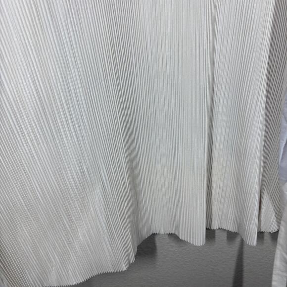 Nike Air Jordan Plus 3X Engineered Tie Dress White Purple Pleated Sleeveless - Picture 6 of 11